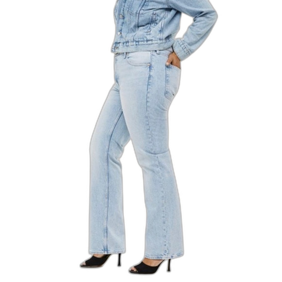 Women's plus size Regular Jean blue Fit Strech Coupe Standard Strech W38 L32 - Picture 15 of 16